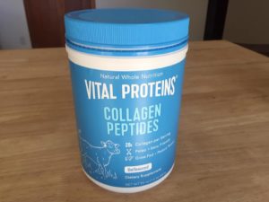 a container of Vital Proteins Collagen Peptides