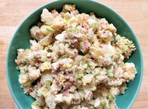 bacon egg potato salad