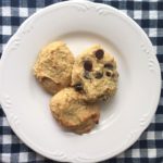 paleo protein cookies on a plate