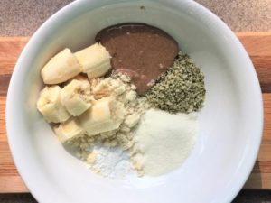 grain free protein chocolate chip cookie mixture