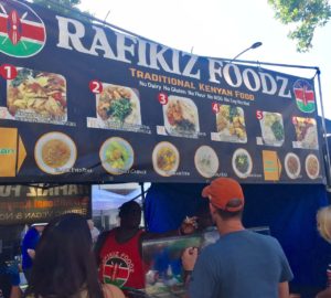 Kenyan food stand